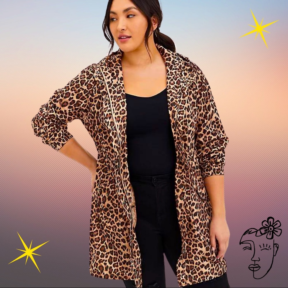 Torrid Drawstring Anorak hooded Jacket Sz 1X